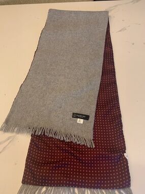 Vintage Lanvin wool and silk scarf